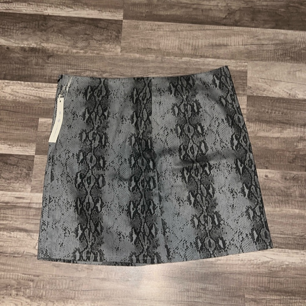 Snake skin skirt